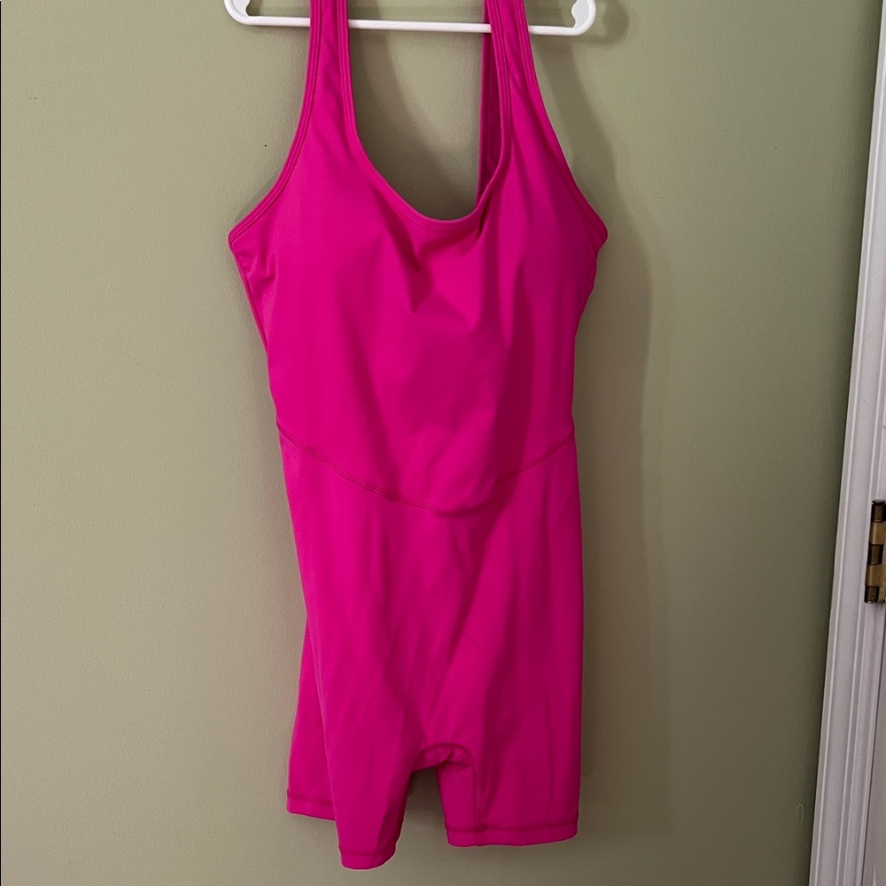 Running Girl Stylish Pink Women's Bodysuit